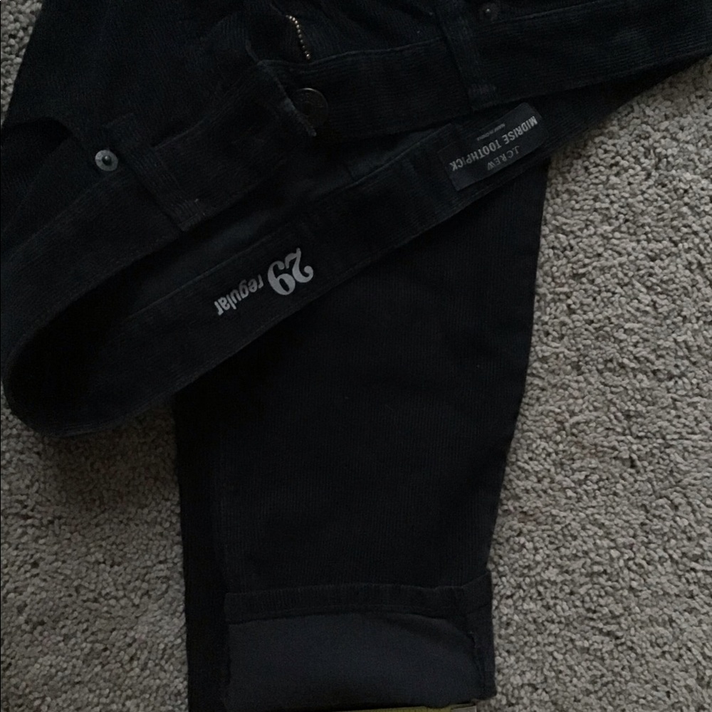 J crew black/charcoal size 29 regular pants